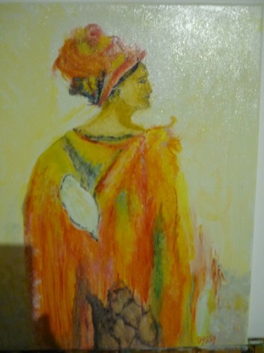 Peinture huile 27cm 35cm - ,