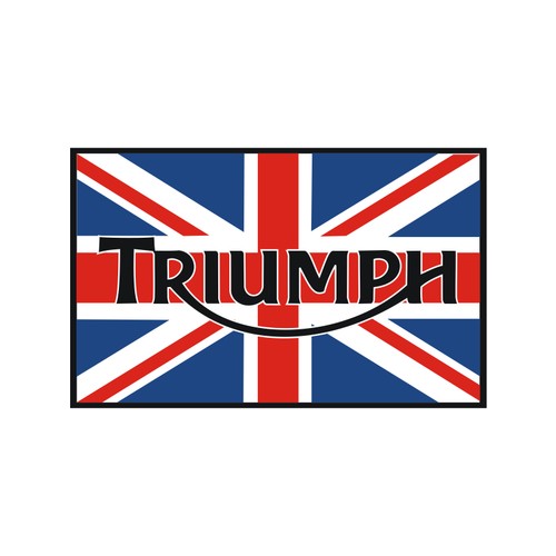 Sticker plastifié triumph - plastifié,