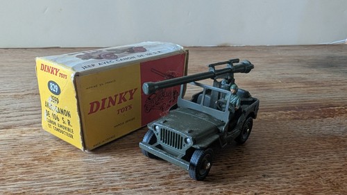 Dinky jeep avec canon de - canon,