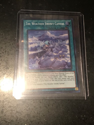 The weather snowy canvas - weather,