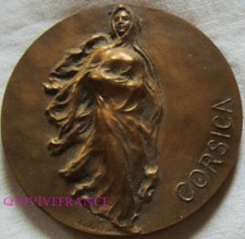 MED30000 -GRANDE MEDAILLE CORSICA par RODENFUSER 1988 - CORSE