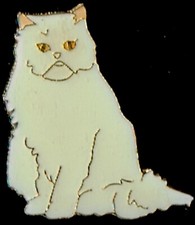 Editions Atlas. PASSION DES CHATS. PERSAN BLANC. CHAT A ROBE UNIE. 