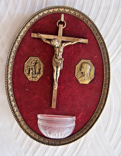 Benitier jesus bronze sur - benitier, 1