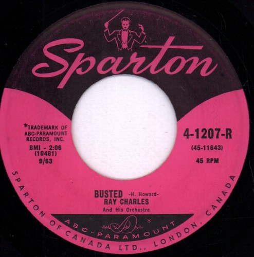 Ray charles busted vinyle - charles,