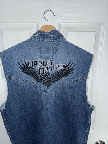 Harley davidson blue denim - harley,