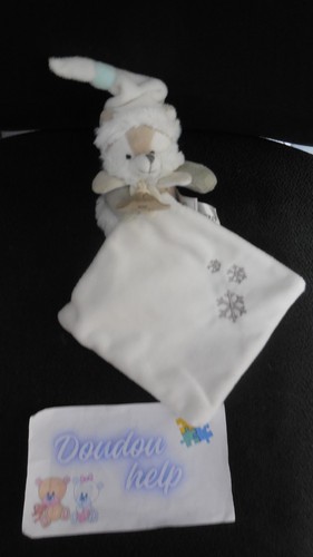 Doudou mouchoir chien husky - doudou,