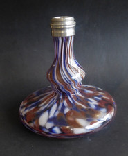 PIED DE LAMPE VINTAGE VERRE DE