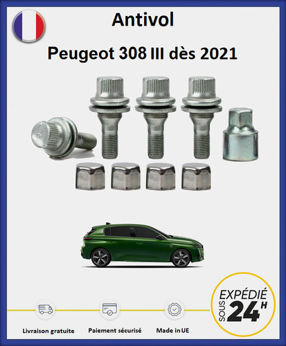 Ecrous antivol roues - antivol, de