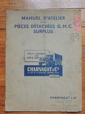 Ancien Manuel d'atelier et pièces détachées GMC Camion 1947
