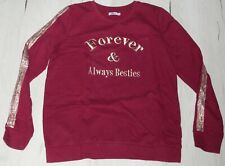 16 ans : Sweat bordeaux "forever" GEMO