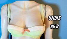 UNDIZ 85 B NEUF Soutien gorge vert blanc bra BH soutif