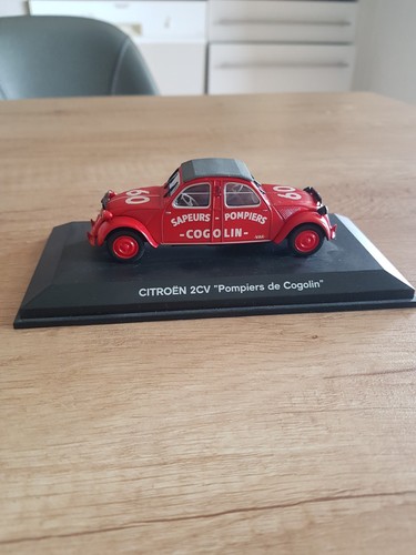 Citroen 2cv pompiers - citroen, cogolin
