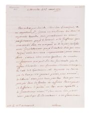 VERGENNES, Charles Gravier, comte de. L.A.S