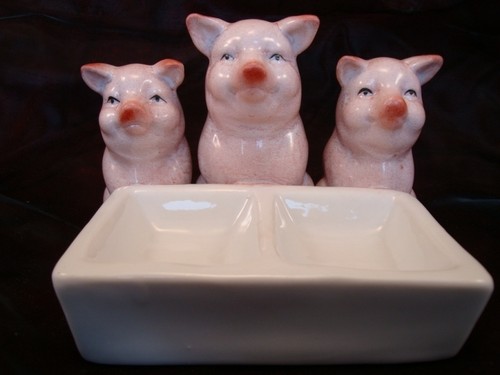 Sel poivre figurine cochon - poivre,