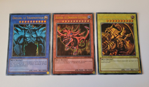 Lot de 3 - yu-gi-oh!,