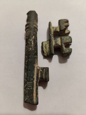Anciennes Parties De Clefs Médiévales En Bronze