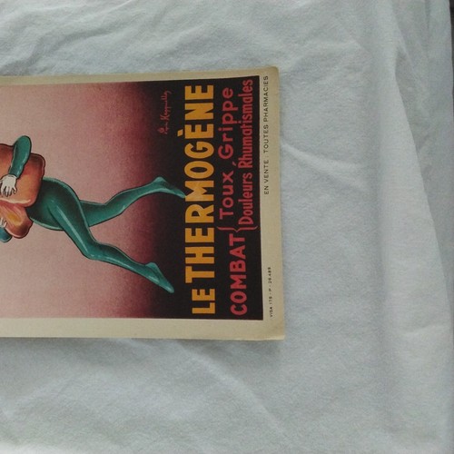 Buvard ancien thermogene - buvard, le