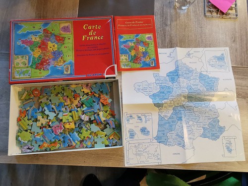 Puzzle carte de - de, la
