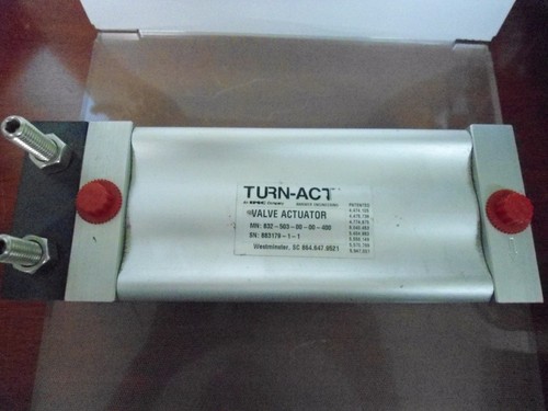 Rotary valve actuator turn - valve, act