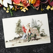 Planche De Cuisine En Verre Arbres Anciens Femmes Nues 80x52