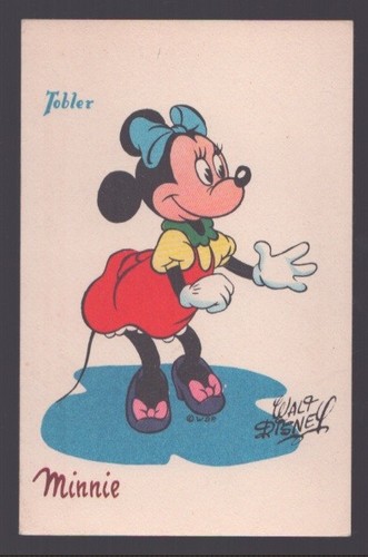 Carte postale minnie - postale, w