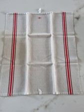 Torchons, essuie-mains, anciens, lot de 3, neufs, 55 cm sur 63 cm.