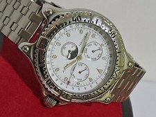 MONTRE HOMME SUISSE À QUARTZ ZENITH DEFY 01.2000.393 TRIPLE DATE PHASE DE LUN...