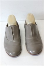 GIANVITO ROSSI   Derby Tout Cuir Verni Marron Taupe T 40.5 BE