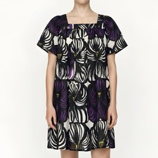 Robe en coton de soie