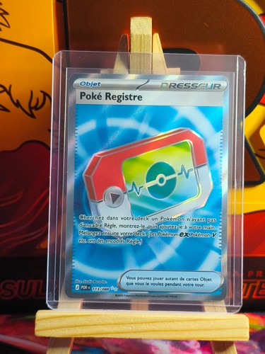 Carte pokémon poké - pokémon, registre