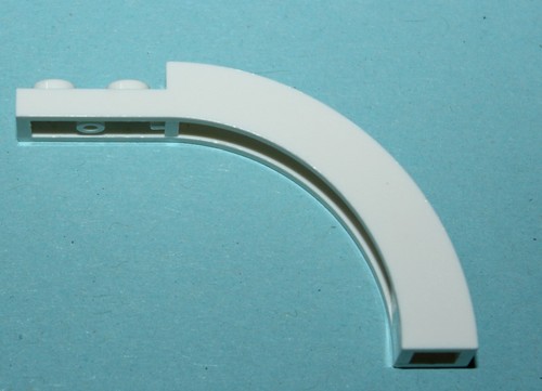 Lego white brick arch curved - lego,