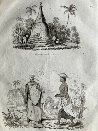 Deux gravures anciennes - deux,