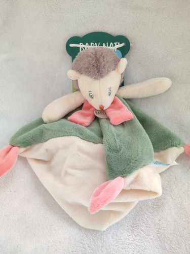 Doudou plat hérisson beige - doudou,