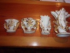 4  VASES D'EGLISE DE MARIEE EN