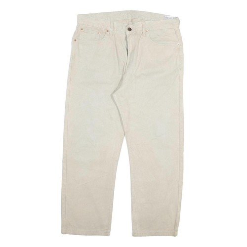 Jeans beige regular droit - beige,