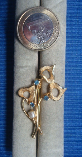 B30 jolie broche plaqué - broche, or