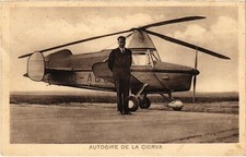 PC AVIATION BIPLAN AUTOGIRE DE LA CIERVA (a54438)