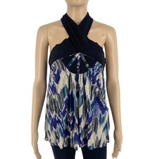 Top À Col Halter Imprimé