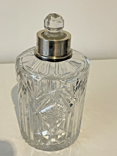 Flacon cristal taillé - en,