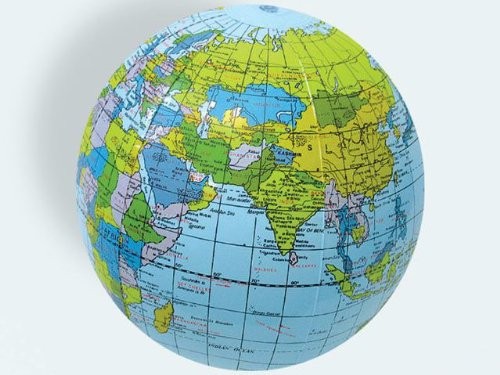 Ballon balle gonflable globe - gonflable,