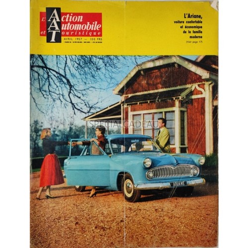 Action automobile avril 1957 - action,