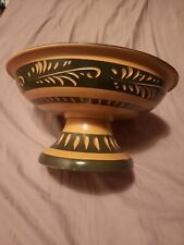 Coupe céramique fruits art Italie poterie gualdo Tadino