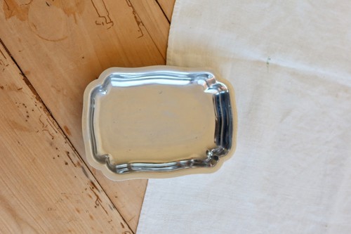 Beurrier vintage rectangulaire