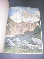 Mont-Blanc La chaine du mont-blanc Alpina 1928 10 aquarelles couleurs