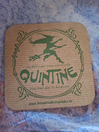 Sous bock bière quintine - sous-bock,