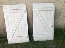 volets bois, 2 paires  70 x