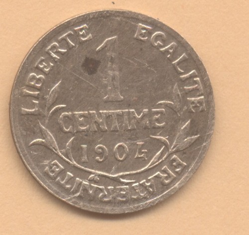 Centime 1904 ttb daniel - 1904, tb/ttb