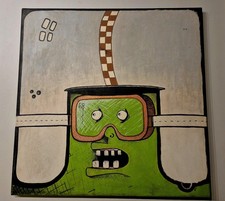 Tableau Art contemporain - Personnage  - Toile - 50 x 50 cm -