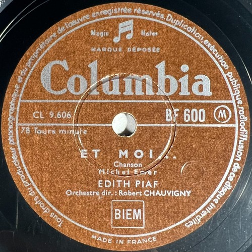 Edith piaf moi soeur - moi...,