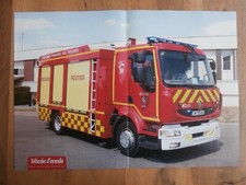 POSTER POMPIER / VSR GALLIN SUR RENAULT 2011 SP DES YVELINES / 42 x 30 cm